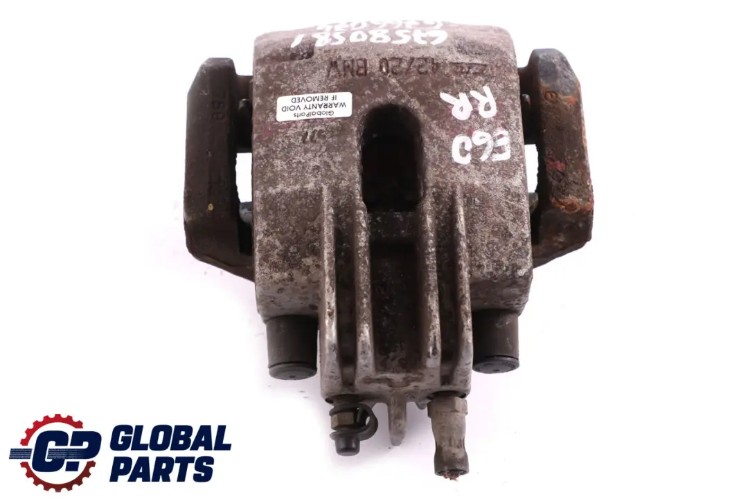 BMW E60 E63 E64 Pinza Freno Supporto Unità Frenante Posteriore Destro - SKU 6758058 - Numero di parte 6758058