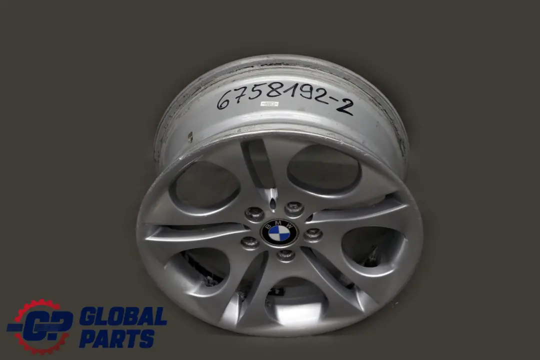 Front Wheel Alloy Rim 18" Ellipsoid Styling 107 8J ET:47 to BMW Z4 Series 2 E85 with Part number 6758192 BMW Z4 Series 2 E85 Front Wheel Alloy Rim 18" Ellipsoid Styling 107 8J ET:47 - SKU 6758192-2 - Part number 6758192