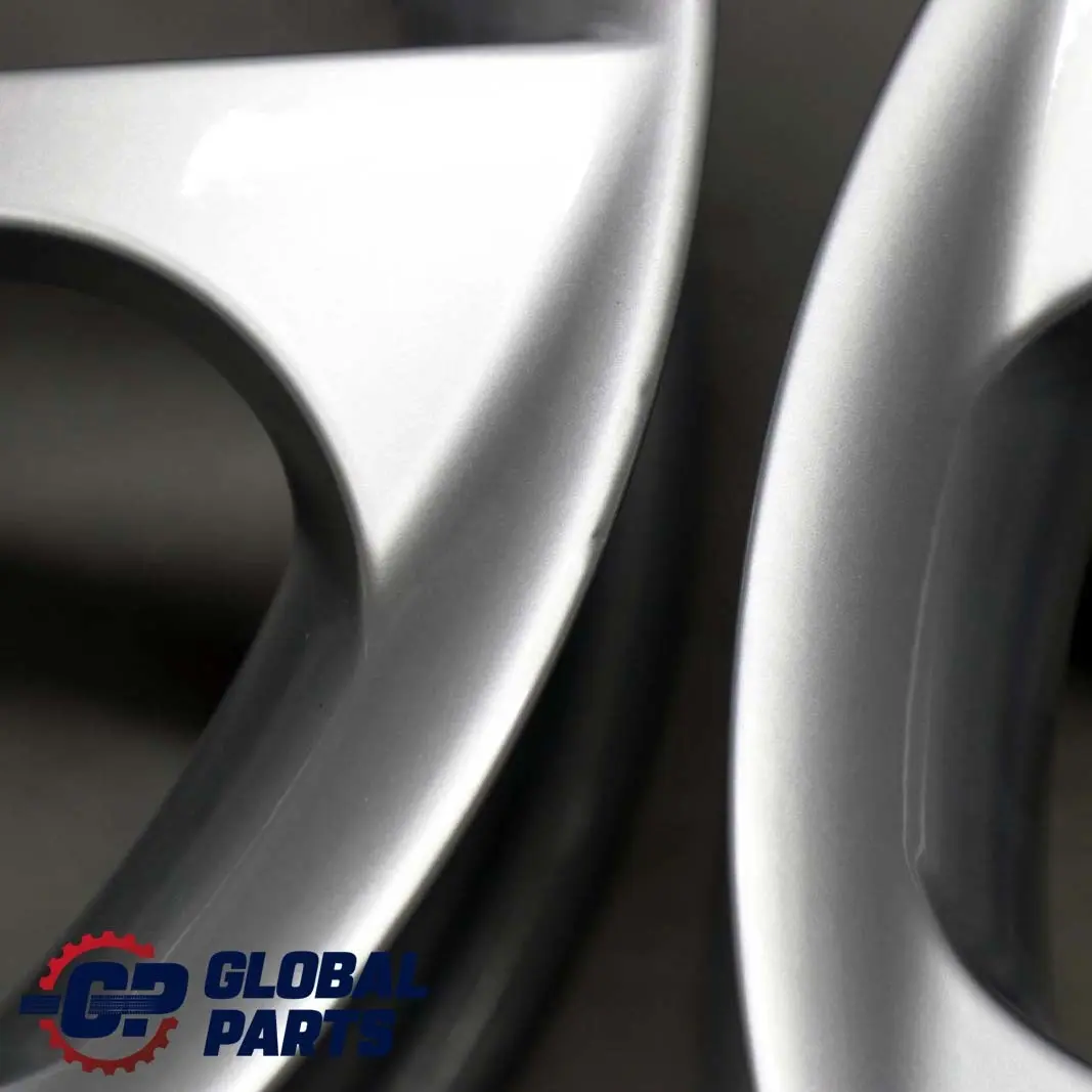 BMW Z4 E85 Silver Complete Set 4x Alloy Wheel Rim 18" Ellipsoid Styling 107 - SKU 6758192/6758193 - Part number 6758192/6758193