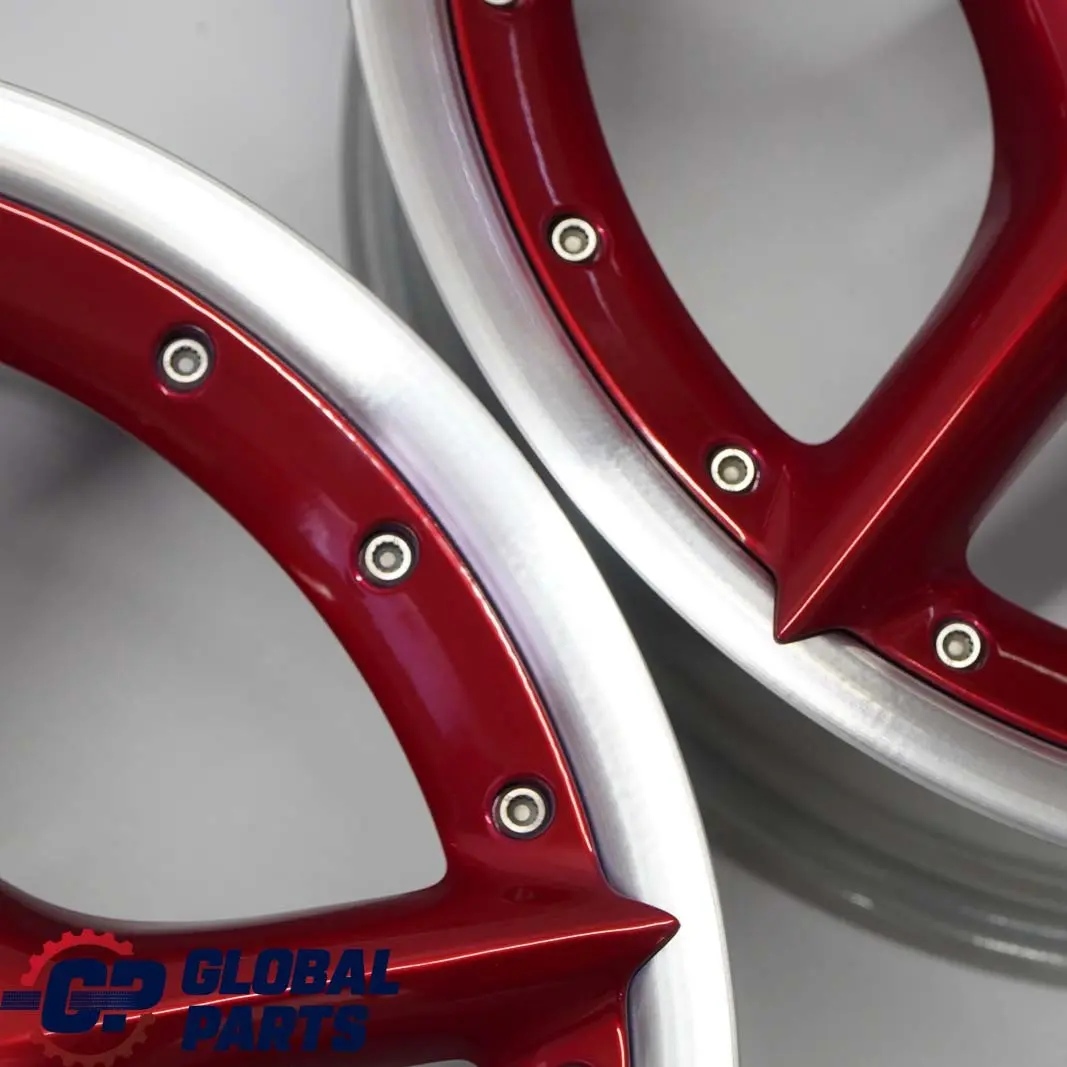 BMW Z4 E85 Rouge Complete 4x Roue Jantes Aluminium 18" Rayons en etoile 108 - SKU 6758194/6758195 - Numéro de pièce 6758194/6758195