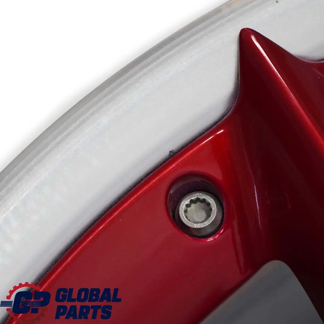 BMW Z4 E85 Rouge Complete 4x Roue Jantes Aluminium 18" Rayons en etoile 108 - SKU 6758194/6758195 - Numéro de pièce 6758194/6758195