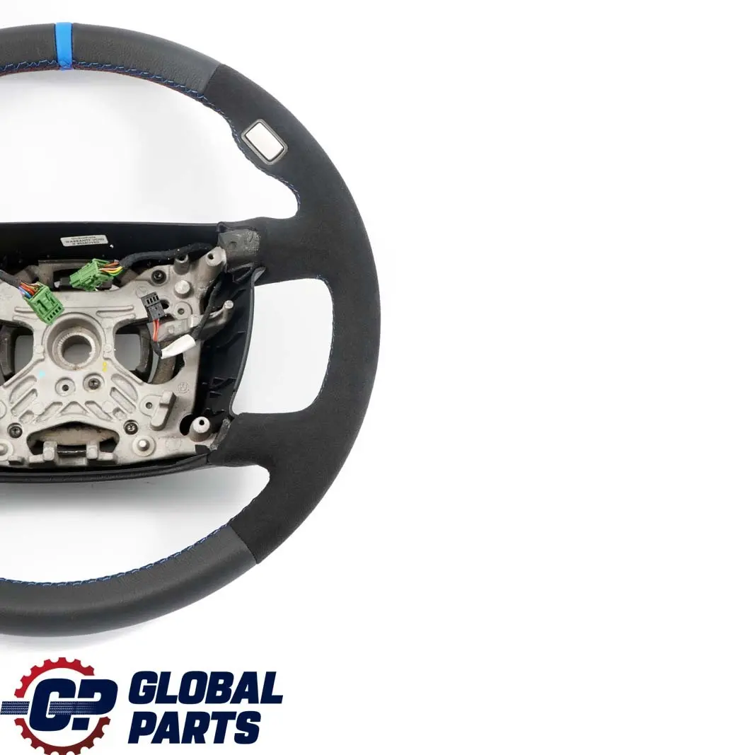 Leather / Alcantara Steering Wheel Black M Tricoloured Thread to BMW E65 NEW Black with Part number 6758362 BMW E65 NEW Black Leather / Alcantara Steering Wheel Black M Tricoloured Thread - SKU 6758362-1 - Part number 6758362