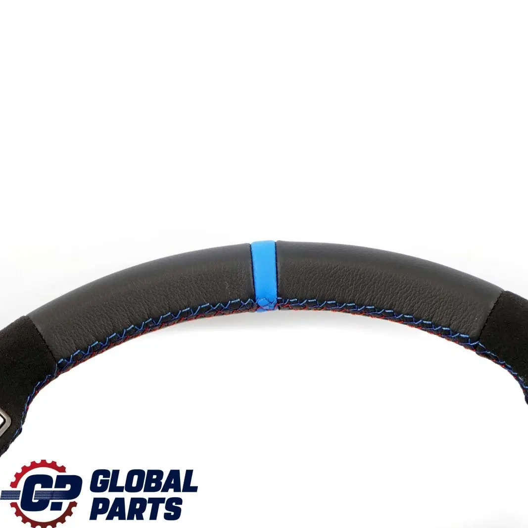Leather / Alcantara Steering Wheel Black M Tricoloured Thread to BMW E65 NEW Black with Part number 6758362 BMW E65 NEW Black Leather / Alcantara Steering Wheel Black M Tricoloured Thread - SKU 6758362-1 - Part number 6758362