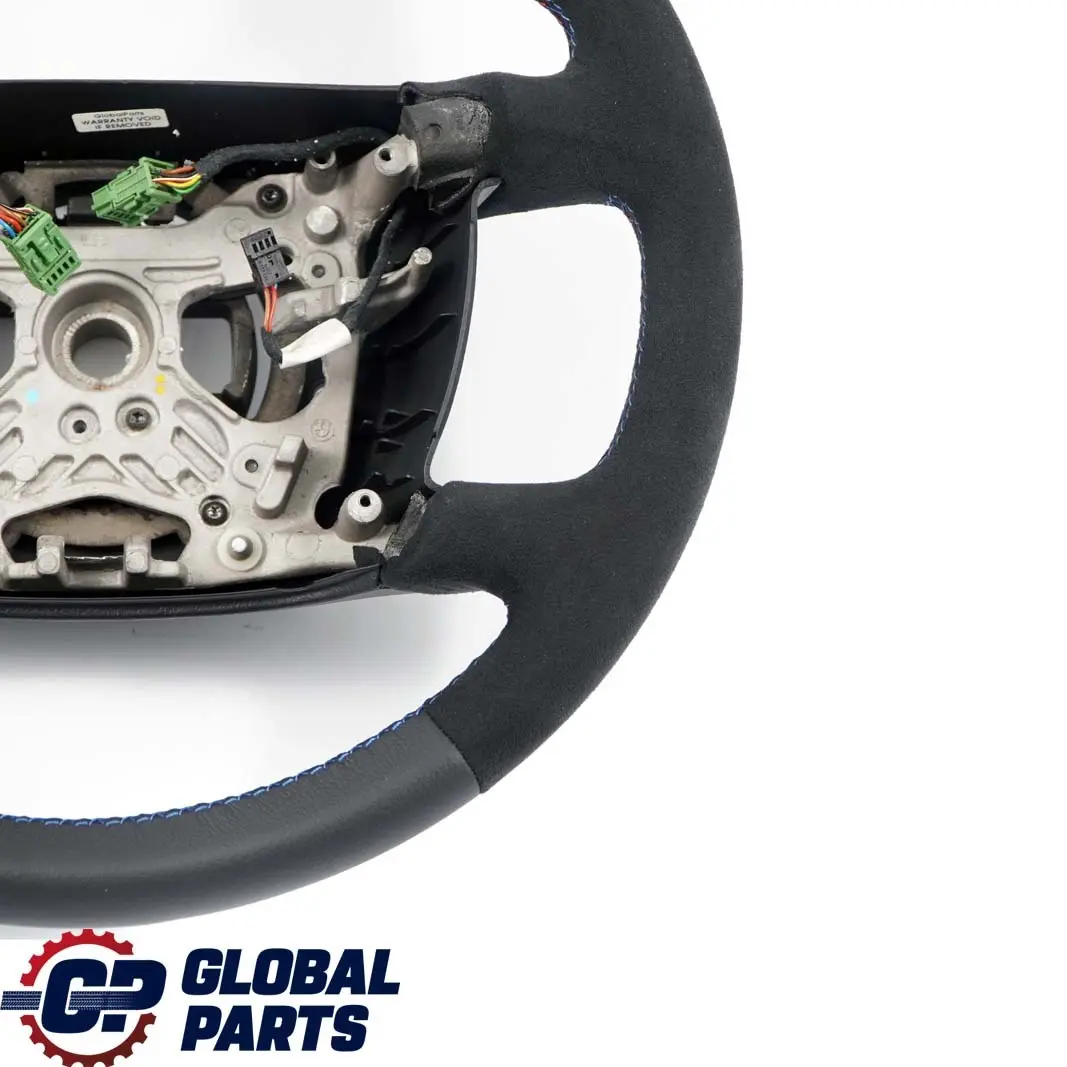 Leather / Alcantara Steering Wheel Black M Tricoloured Thread to BMW E65 NEW Black with Part number 6758362 BMW E65 NEW Black Leather / Alcantara Steering Wheel Black M Tricoloured Thread - SKU 6758362-1 - Part number 6758362