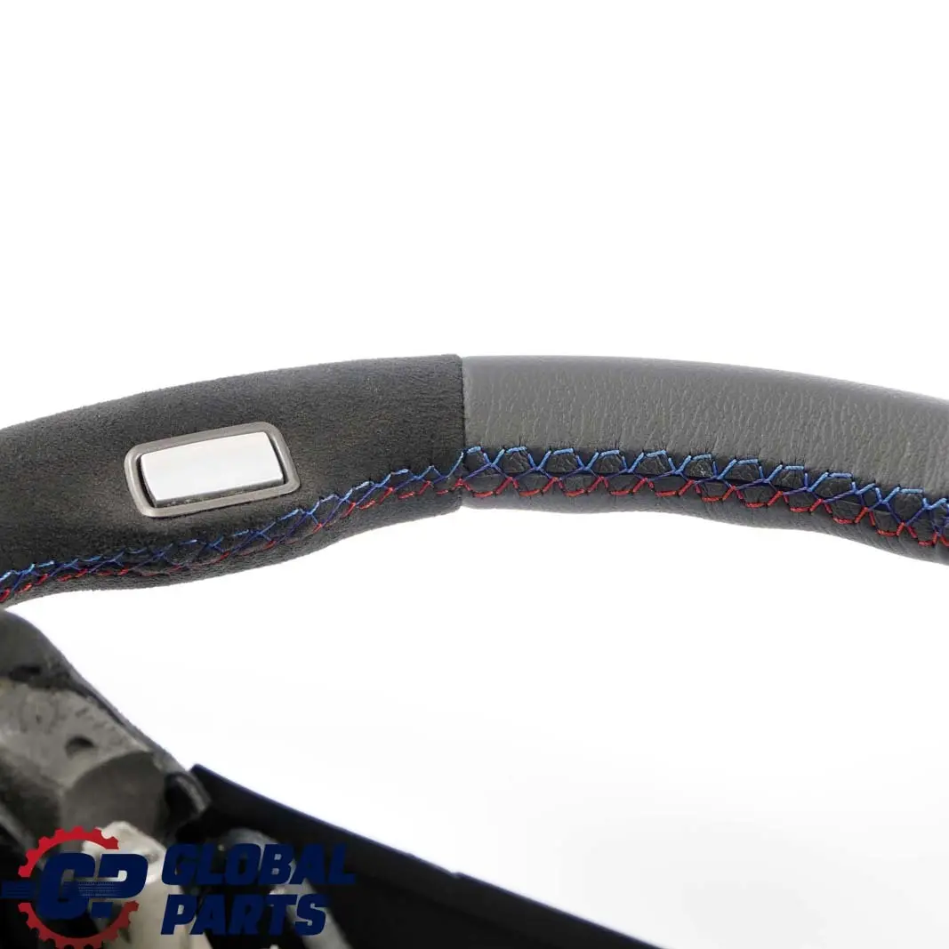 BMW E65 NEU Schwarz Leder / Alcantara Lenkrad M-tri Farbigen 3 Farben Fäden - SKU 6758362-1 - Teilenummer 6758362