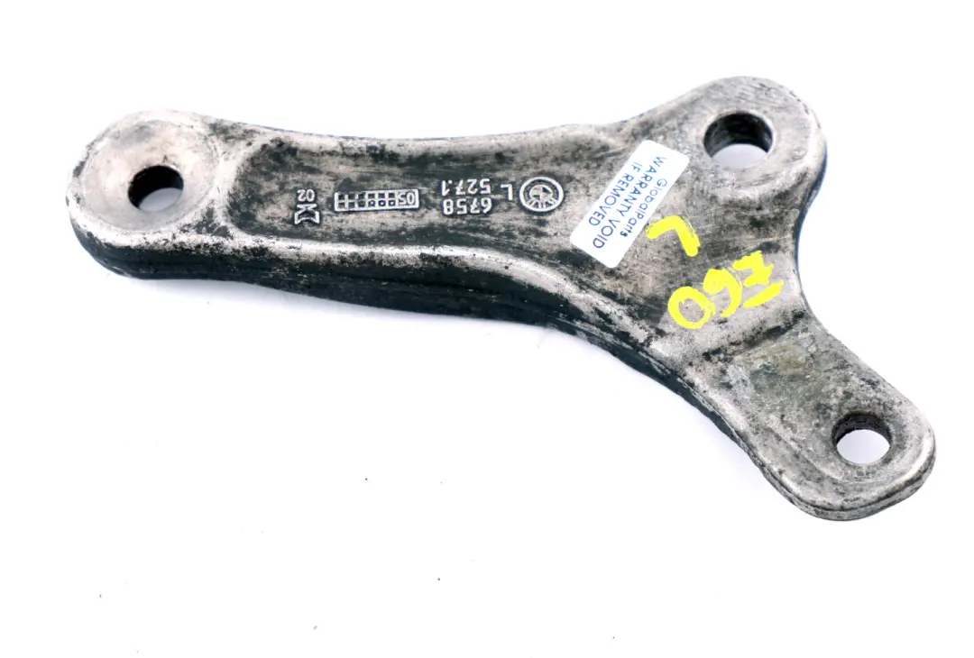 Front Left N/S Swing Support Bracket to BMW 5 6 Series E60 E61 E63 E64 with Part number 6758527 BMW 5 6 Series E60 E61 E63 E64 Front Left N/S Swing Support Bracket - SKU 6758527 - Part number 6758527