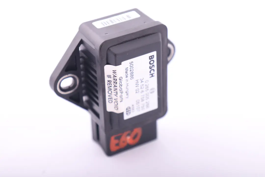 *BMW 5 er E60 E61 E63 E64 DSC Steuergerät Drehratensensor Sensor 0265005266 - SKU 6758750 - Teilenummer 6758750