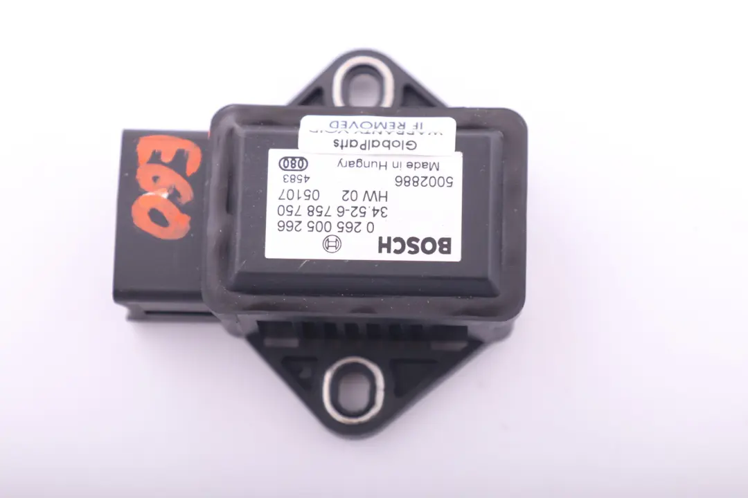  *BMW 5 er E60 E61 E63 E64 DSC Steuergerät Drehratensensor Sensor 0265005266 - SKU 6758750 - Teilenummer 6758750