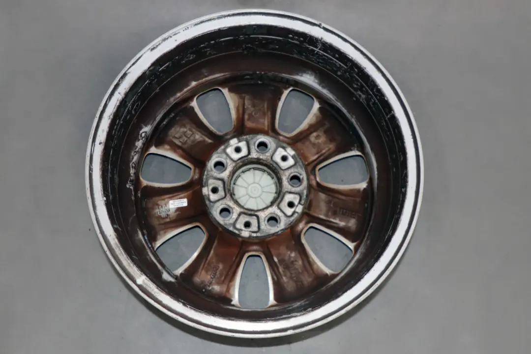 Scheibenrad Leichtmetall 115 16" 7J ET:20 für BMW 5 er E60 E61 mit Teilenummer 6758774 BMW 5 er E60 E61 Scheibenrad Leichtmetall 115 16" 7J ET:20 - SKU 6758774-2 - Teilenummer 6758774
