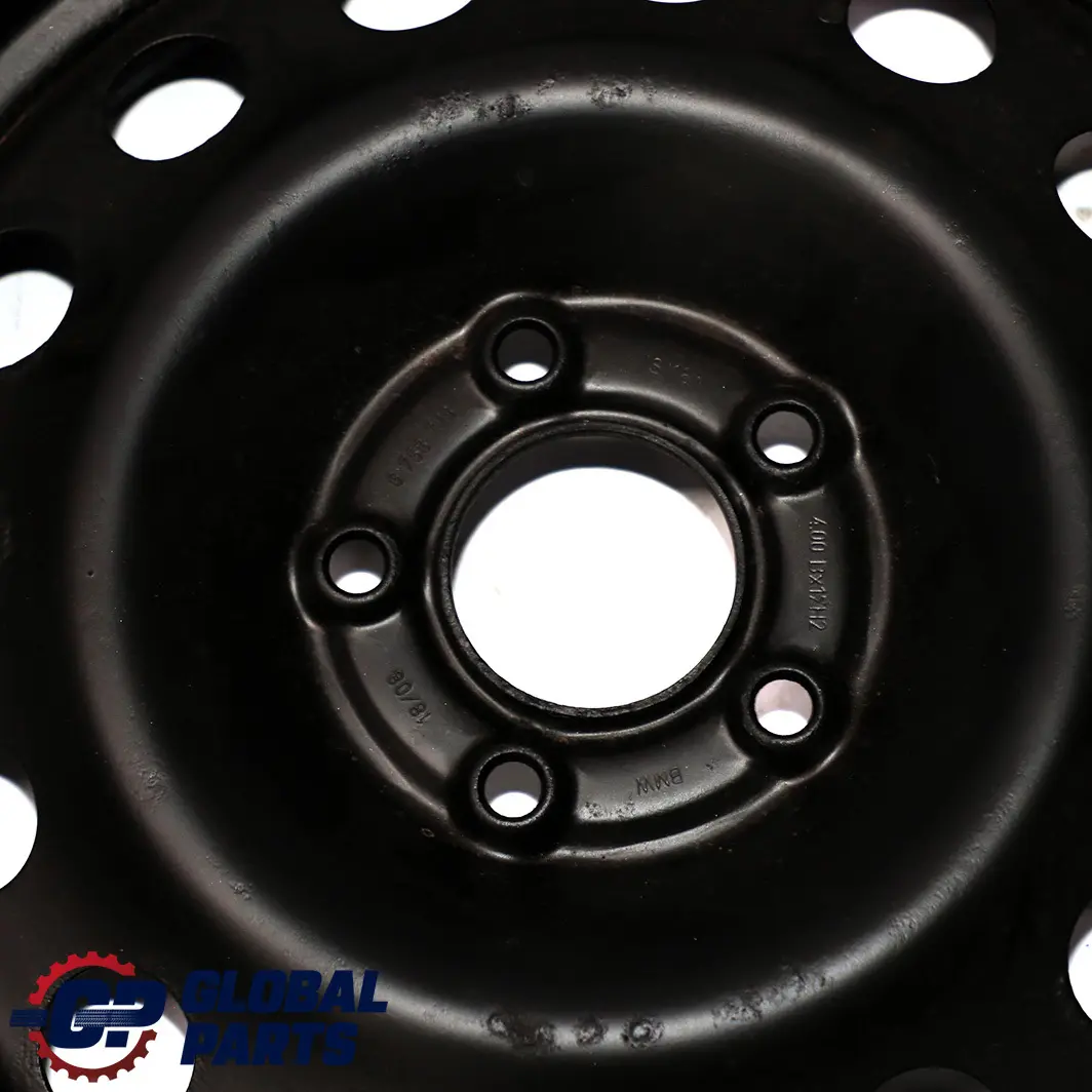BMW E60 E61 X3 E83 Ruota di scorta compatta in acciaio nero R17 4BX17 17 - SKU 6758778-3 - Numero di parte 6758778