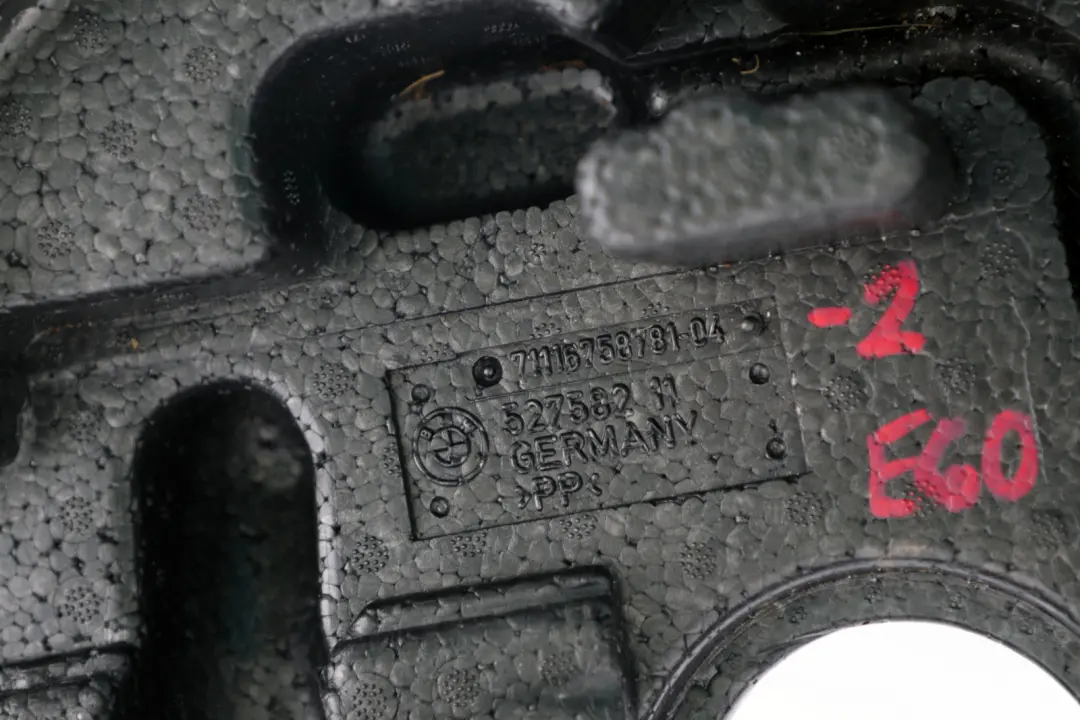 Holder Service Tool Storage Tray Trunk Foam Set to BMW 5 Series E60 E61 with Part number 6758781 BMW 5 Series E60 E61 Holder Service Tool Storage Tray Trunk Foam Set - SKU 6758781-2 - Part number 6758781