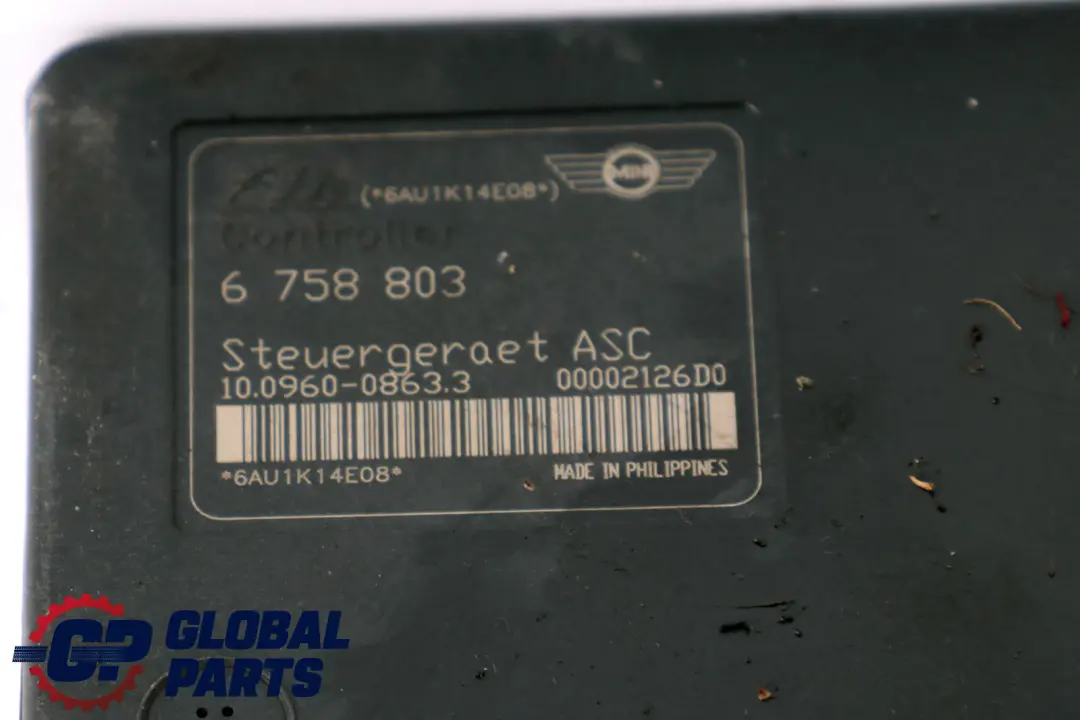 ASC Hydroaggregat Bremsen 6758803 für BMW Mini Cooper One R50 R53 mit Teilenummer 6758801 BMW Mini Cooper One R50 R53 ASC Hydroaggregat Bremsen 6758803 - SKU 6758801 - Teilenummer 6758801