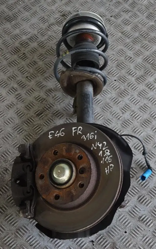 N42 Front Right O/S Suspension Leg Brake Disc Wheel Hub to BMW 3 Series E46 316i with Part number 6759095 BMW 3 Series E46 316i N42 Front Right O/S Suspension Leg Brake Disc Wheel Hub - SKU 6759096 - Part number 6759095