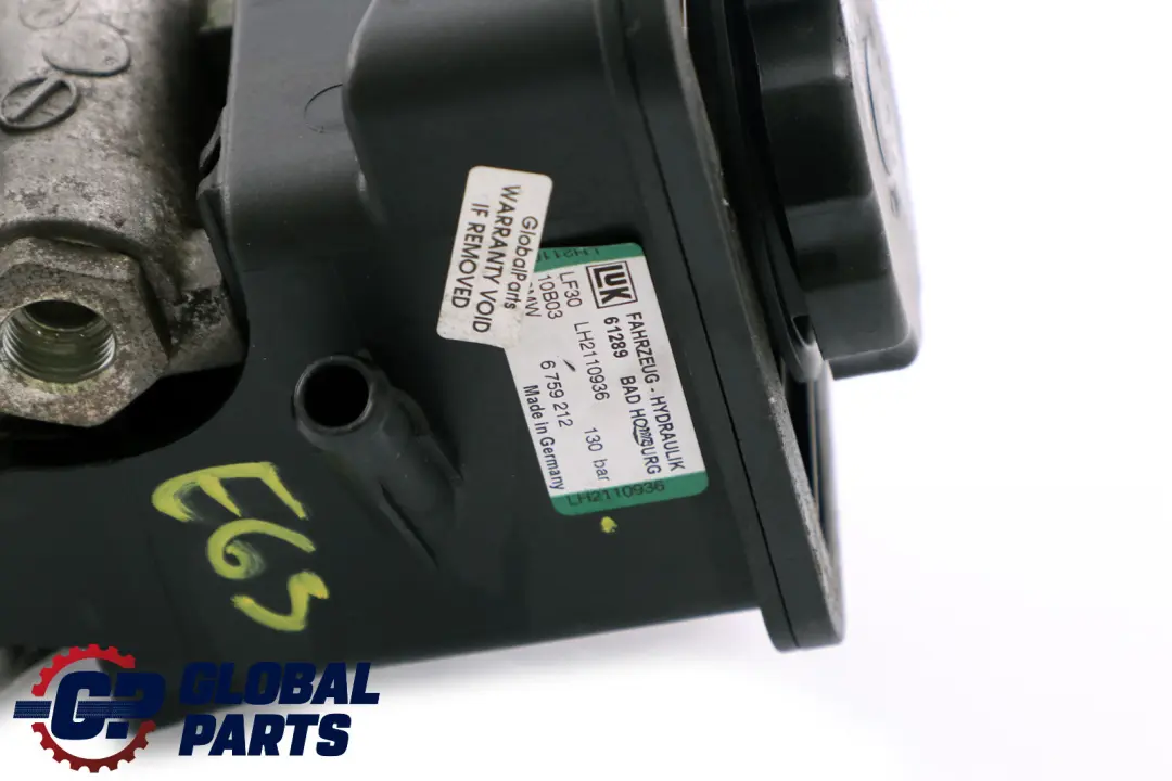 M57N Diesel Bomba De Dirección Asistida para BMW E65 E66 730D 730Ld con número de pieza 6779857 BMW E65 E66 730D 730Ld M57N Diesel Bomba De Dirección Asistida - SKU 6759212 - Número de pieza 6779857