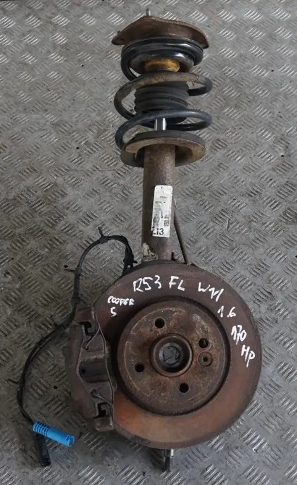 170hp Front Left N/S Leg Brake Suspension Hub to BMW Mini R53 Cooper S W11 1.6 with Part number 6759421 BMW Mini R53 Cooper S W11 1.6 170hp Front Left N/S Leg Brake Suspension Hub - SKU 6759421 - Part number 6759421