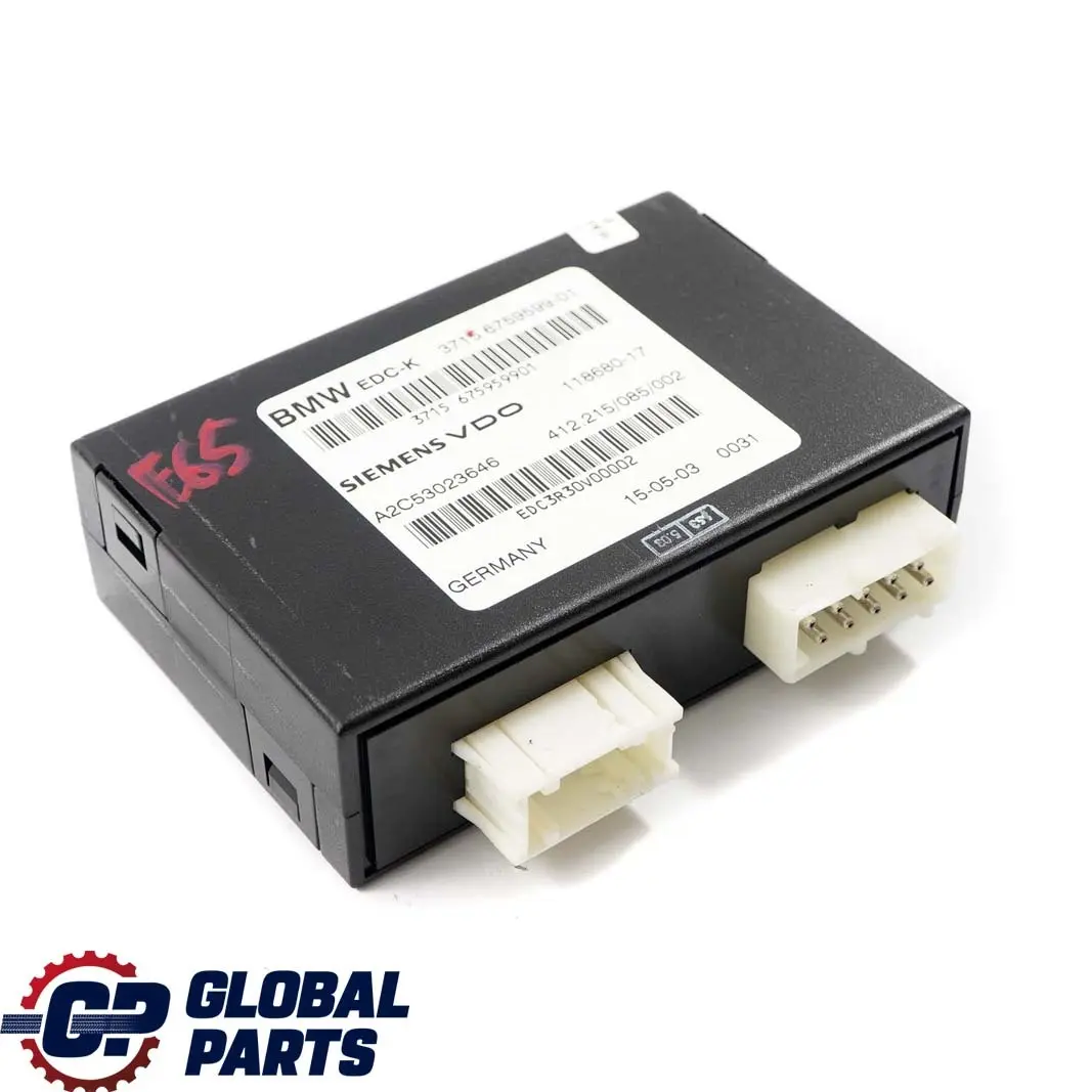 EDC-K Unità Di Controllo Moudule ECU per BMW E60 E61N LCI E65 con numero di parte 6759599 BMW E60 E61N LCI E65 EDC-K Unità Di Controllo Moudule ECU - SKU 6759599 - Numero di parte 6759599