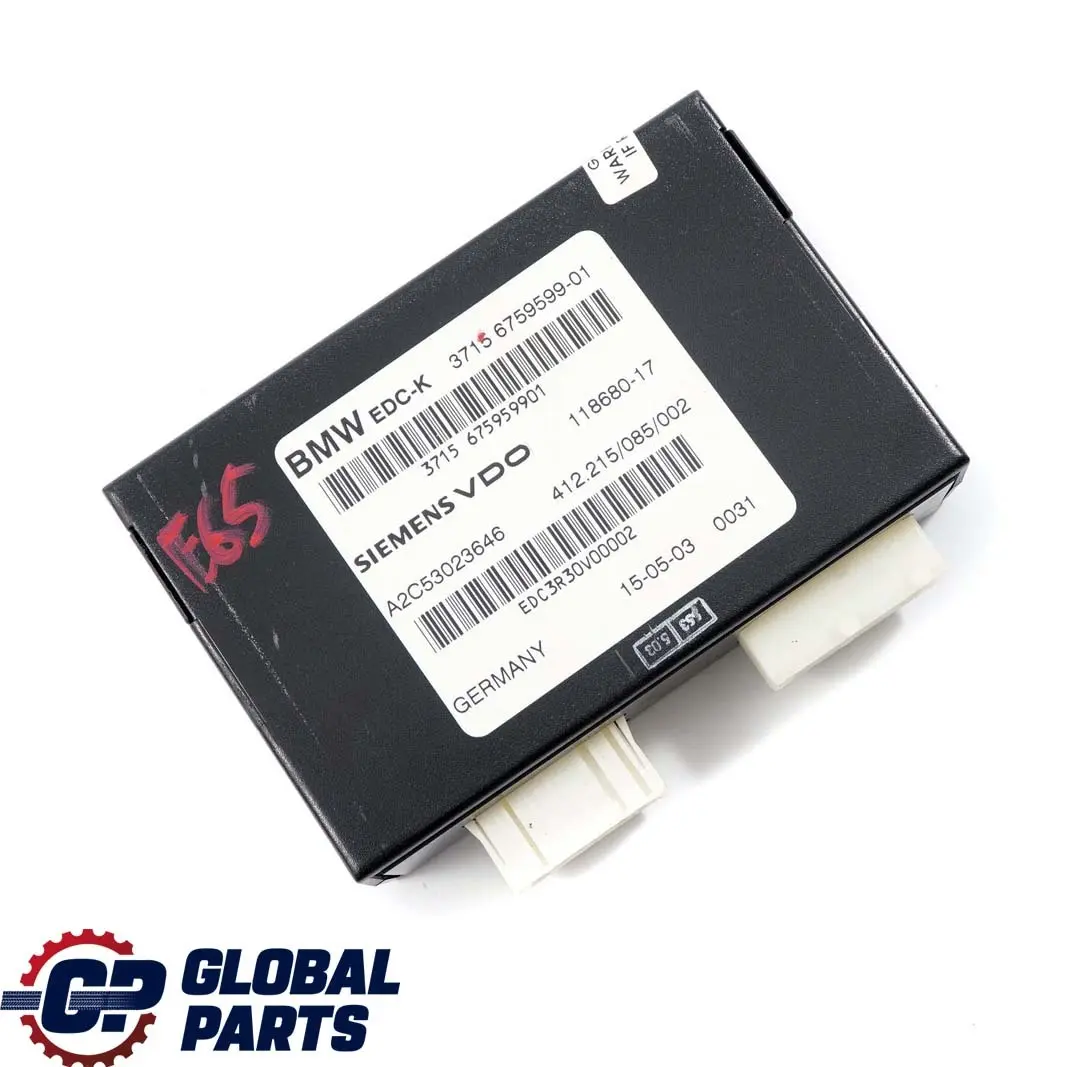BMW E60 E61N LCI E65 EDC-K Control Unit Moudule ECU - SKU 6759599 - Part number 6759599