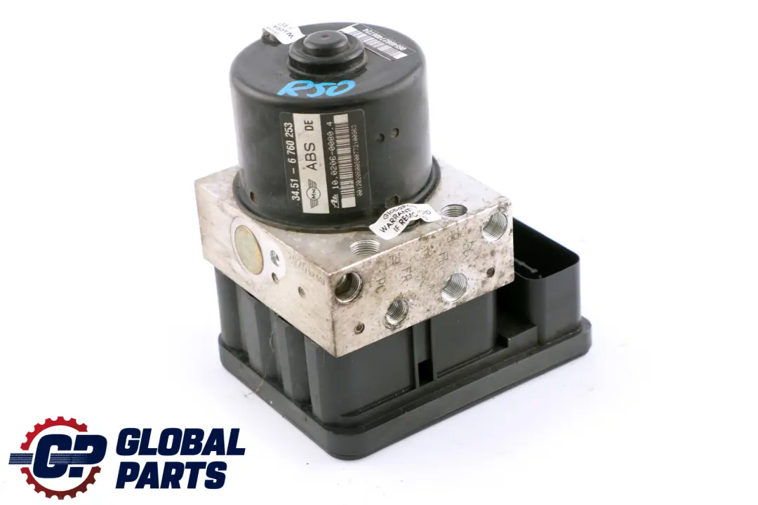 *BMW Mini Cooper R50 Hydraulikblock Hydraulikaggregat ABS Pumpe 6750254 für mit Teilenummer 6760267 *BMW Mini Cooper R50 Hydraulikblock Hydraulikaggregat ABS Pumpe 6750254 - SKU 6760253 - Teilenummer 6760267