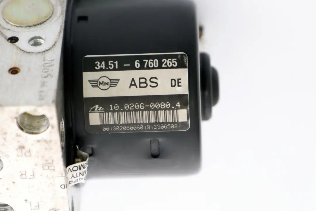 ABS Pumpe Hydroaggregat Steuergerät 6760266 6760265 für MINI Cooper One R50 mit Teilenummer 6760267 MINI Cooper One R50 ABS Pumpe Hydroaggregat Steuergerät 6760266 6760265 - SKU 6760267 - Teilenummer 6760267