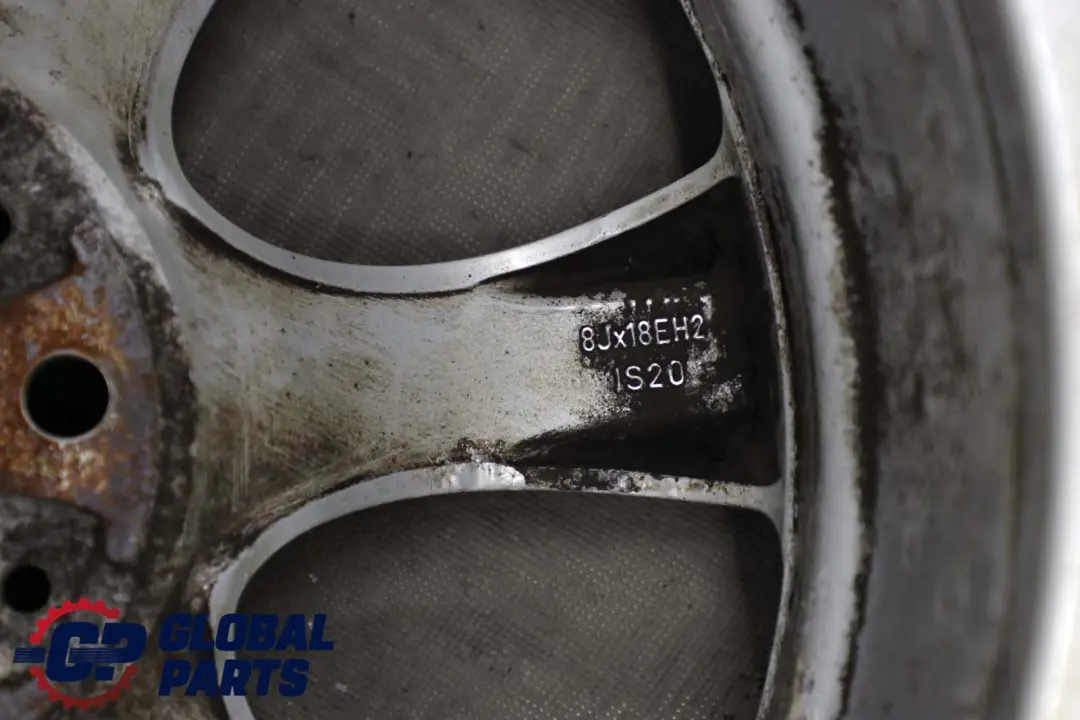 Alloy Wheel Rim 18" ET:20 8J Star Spoke 124 to BMW 5 Series E60 E61 Silver with Part number 6760617 BMW 5 Series E60 E61 Silver Alloy Wheel Rim 18" ET:20 8J Star Spoke 124 - SKU 6760617-2 - Part number 6760617