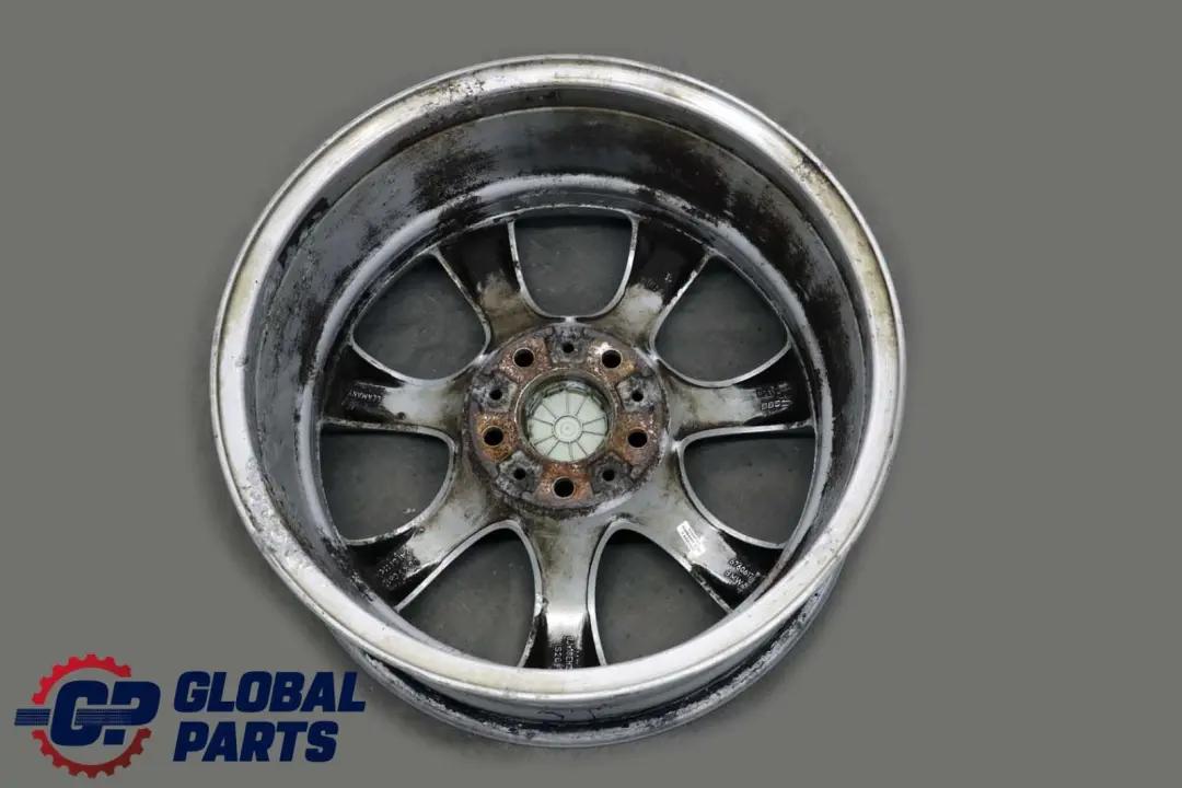 Alloy Wheel Rim 18" ET:20 8J Star Spoke 124 to BMW 5 Series E60 E61 Silver with Part number 6760617 BMW 5 Series E60 E61 Silver Alloy Wheel Rim 18" ET:20 8J Star Spoke 124 - SKU 6760617-2 - Part number 6760617