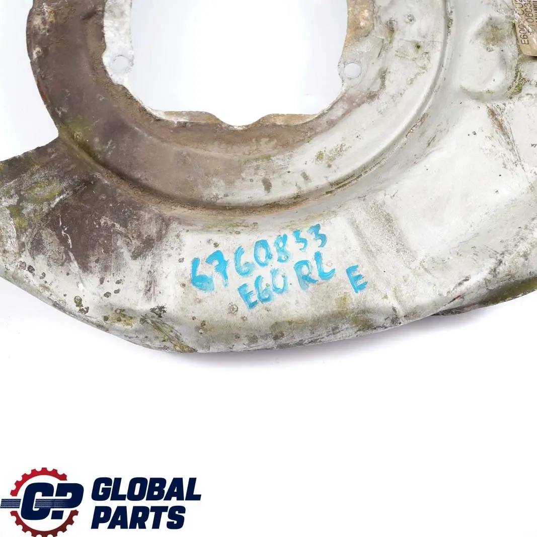 BMW 5 6 Serie E60 E63 E64 Garde-Boue Couvercle Arriere Gauche Freins - SKU 6760853 - Numéro de pièce 6760853