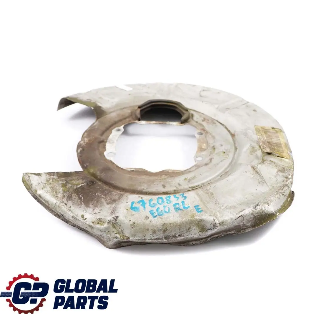 BMW 5 6 Series E60 E63 Rear Left N/S Brake Disc Protection Plate Cover - SKU 6760853 - Part number 6760853