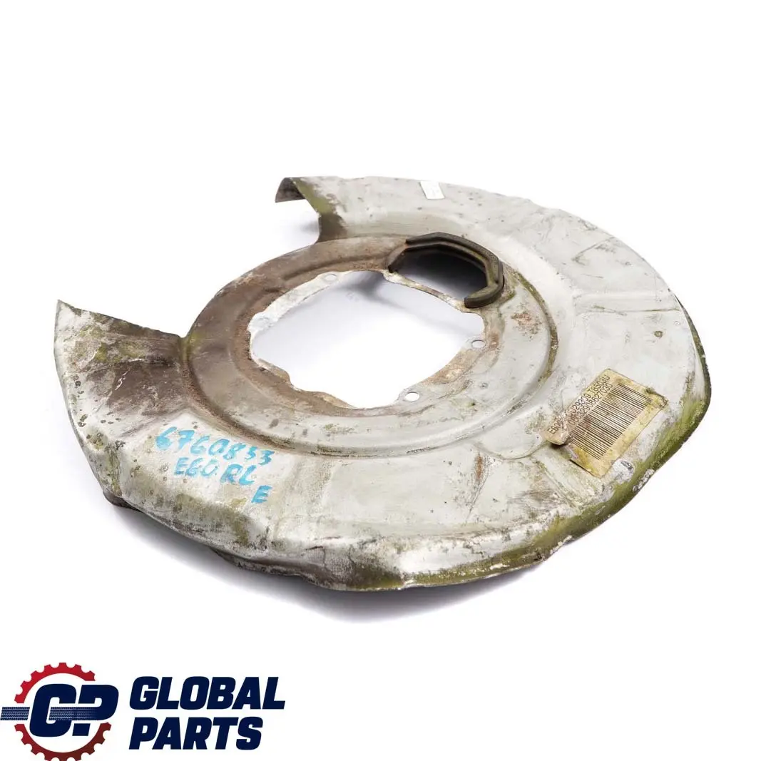 BMW 5 6 Series E60 E63 Rear Left N/S Brake Disc Protection Plate Cover - SKU 6760853 - Part number 6760853