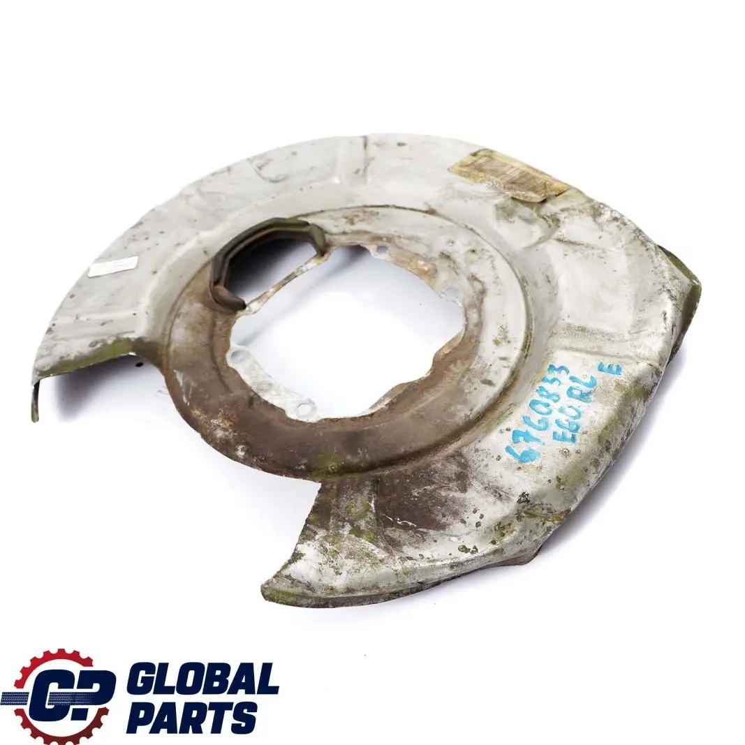 BMW 5 6 Series E60 E63 Rear Left N/S Brake Disc Protection Plate Cover - SKU 6760853 - Part number 6760853