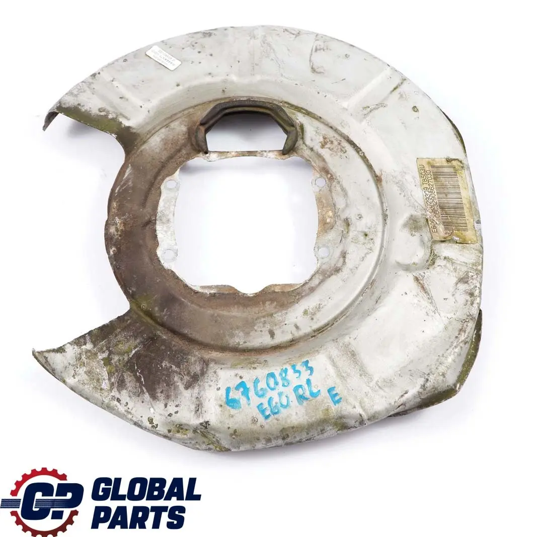 Reihe E60 E63 E64 Schutzblech Deckel Hinten Links Bremsen BMW 5 6 - SKU 6760853 - Teilenummer 6760853