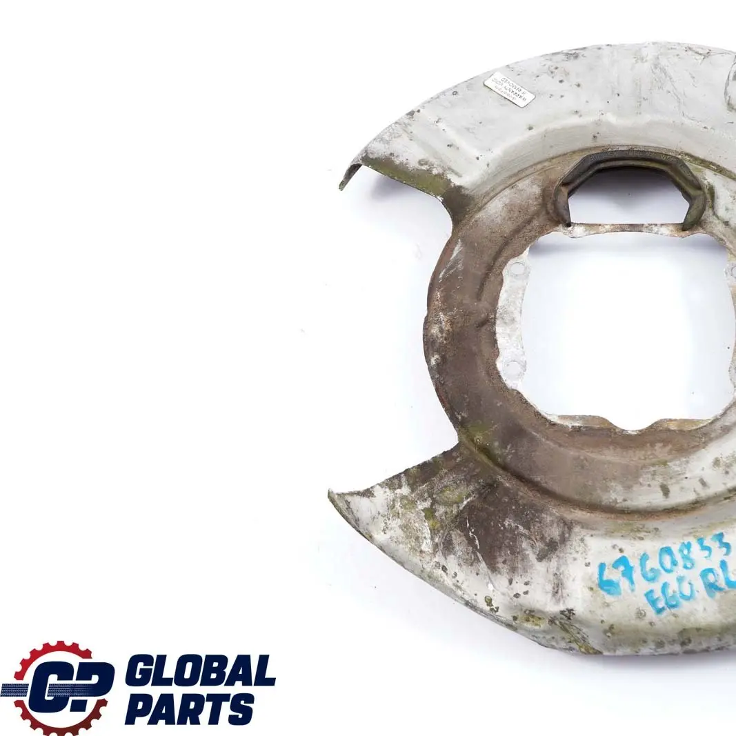 Reihe E60 E63 E64 Schutzblech Deckel Hinten Links Bremsen BMW 5 6 - SKU 6760853 - Teilenummer 6760853