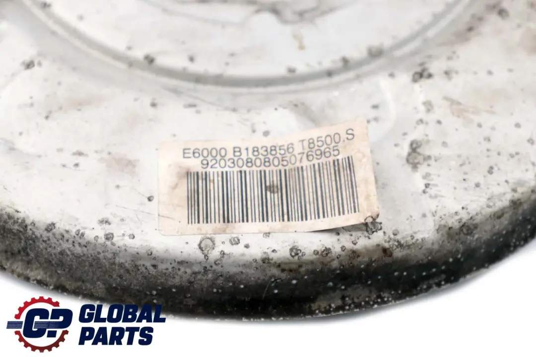 BMW 5 Series E60 E61 Protection Cover Plate Brake Disc Rear Right O/S - SKU 6760854 - Part number 6760854