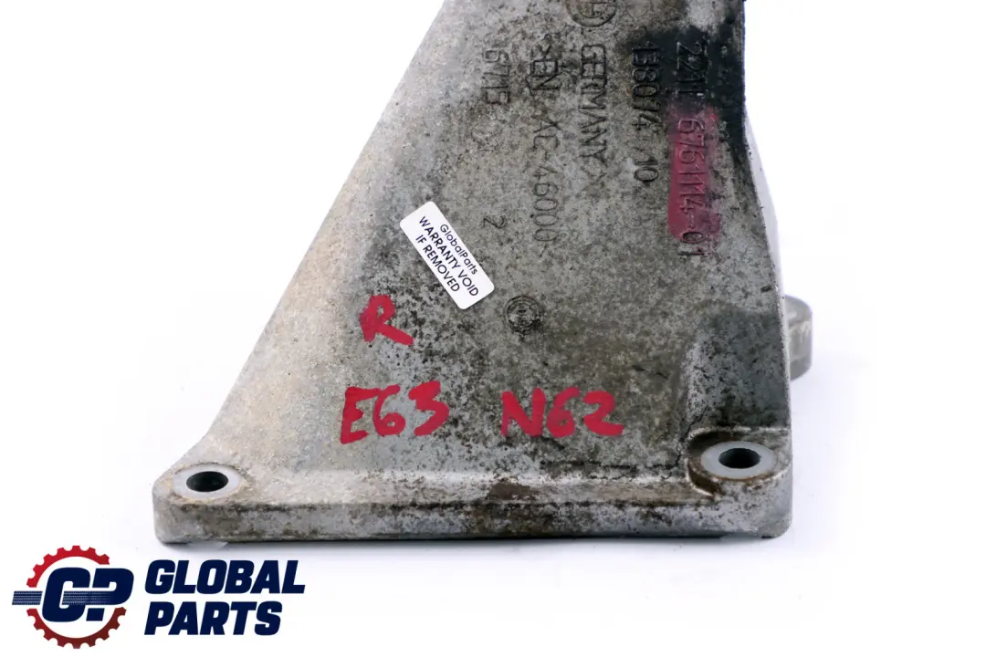 Mount Bracket BMW E60 E61 E63 E64 Support Holder Right O/S to Engine with Part number 6761114 Engine Mount Bracket BMW E60 E61 E63 E64 Support Holder Right O/S - SKU 6761114 - Part number 6761114