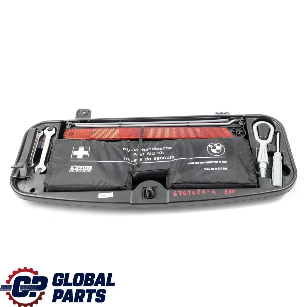 BMW E60 E65 E66 Schowek Zestaw Naprawczy Bagażnika Apteczka Hak 6761420
