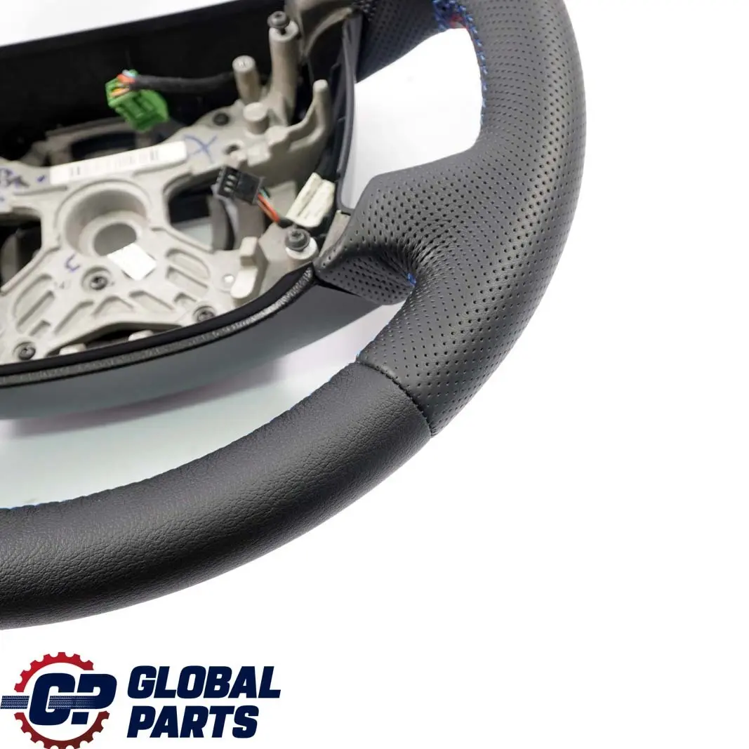 NUEVO Volante de Cuero Negro M Tricolor Hilos para BMW Serie 7 E65 con número de pieza 6761743 BMW Serie 7 E65 NUEVO Volante de Cuero Negro M Tricolor Hilos - SKU 6761743-1 - Número de pieza 6761743