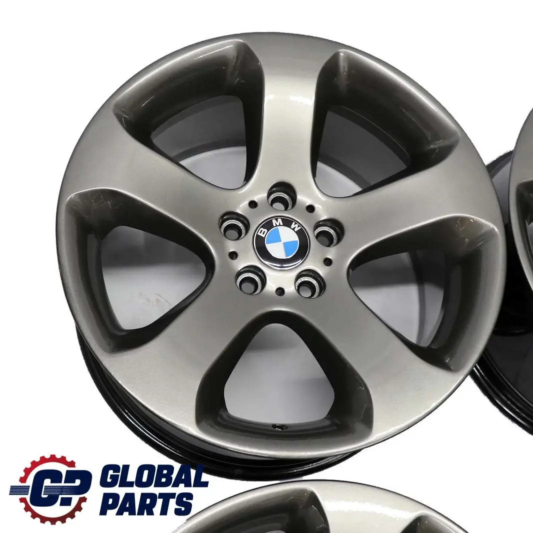 BMW X5 Series E53 Grey Complete Set 4x Wheel Alloy Rim 19" Star Spoke 132 - SKU 6761931/6761932 - Part number 6761931 / 6761932