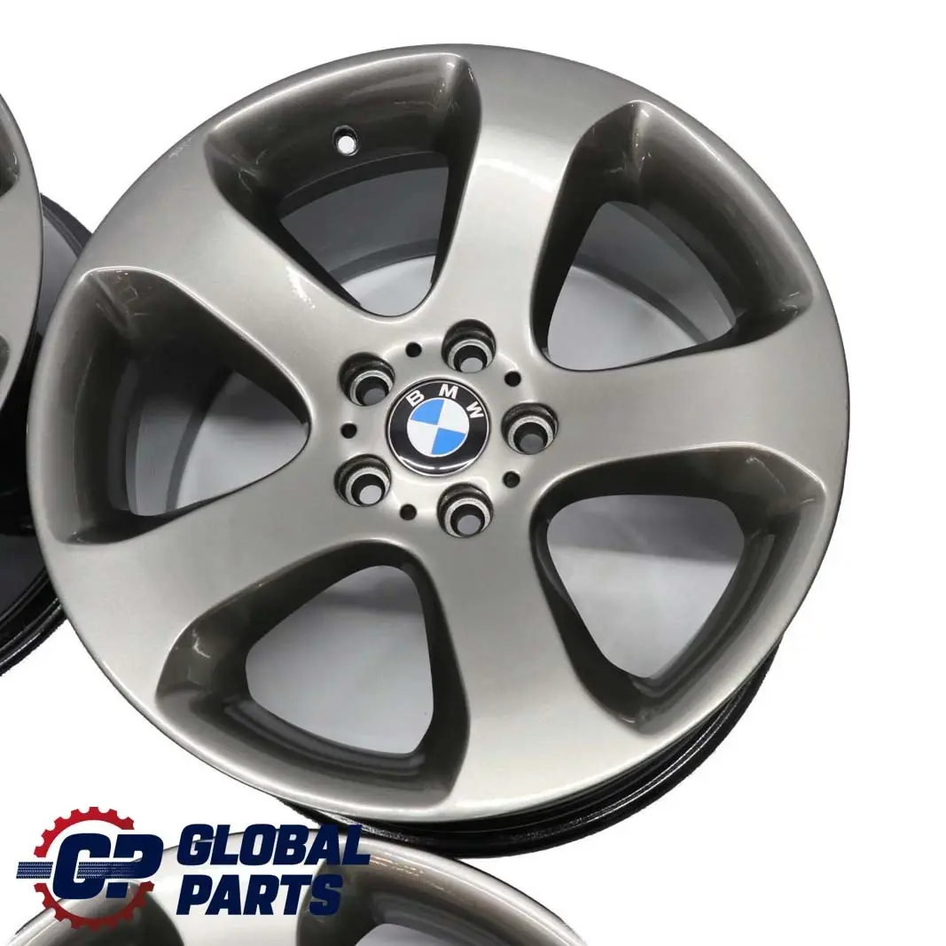 Grey Complete Set 4x Wheel Alloy Rim 19" Star Spoke 132 to BMW X5 Series E53 with Part number 6761931 / 6761932 BMW X5 Series E53 Grey Complete Set 4x Wheel Alloy Rim 19" Star Spoke 132 - SKU 6761931/6761932 - Part number 6761931 / 6761932