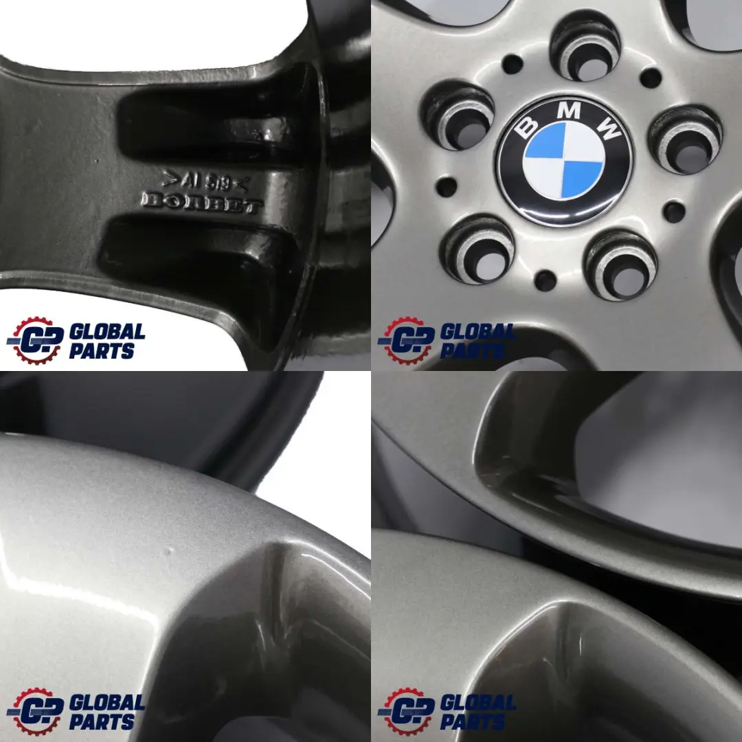 BMW X5 Series E53 Grey Complete Set 4x Wheel Alloy Rim 19" Star Spoke 132 - SKU 6761931/6761932 - Part number 6761931 / 6761932