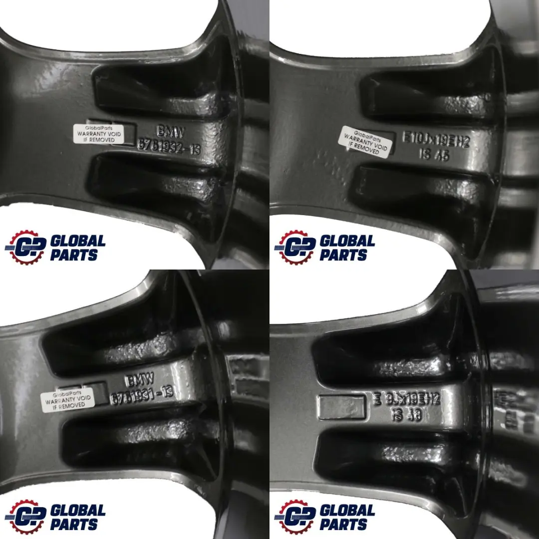 Grau Komplett Set 4x Felgen Alufelge 19" Rad Sternspeiche 132 für BMW X5 er E53 mit Teilenummer 6761931 / 6761932 BMW X5 er E53 Grau Komplett Set 4x Felgen Alufelge 19" Rad Sternspeiche 132 - SKU 6761931/6761932 - Teilenummer 6761931 / 6761932