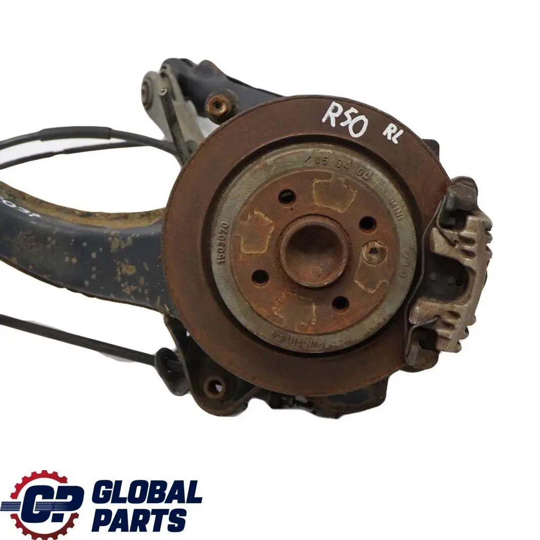 Mini R50 R52 R53 trasera izquierda N / Pierna Hub Eje De suspension De freno - SKU 6762037-1 - Número de pieza 6762037