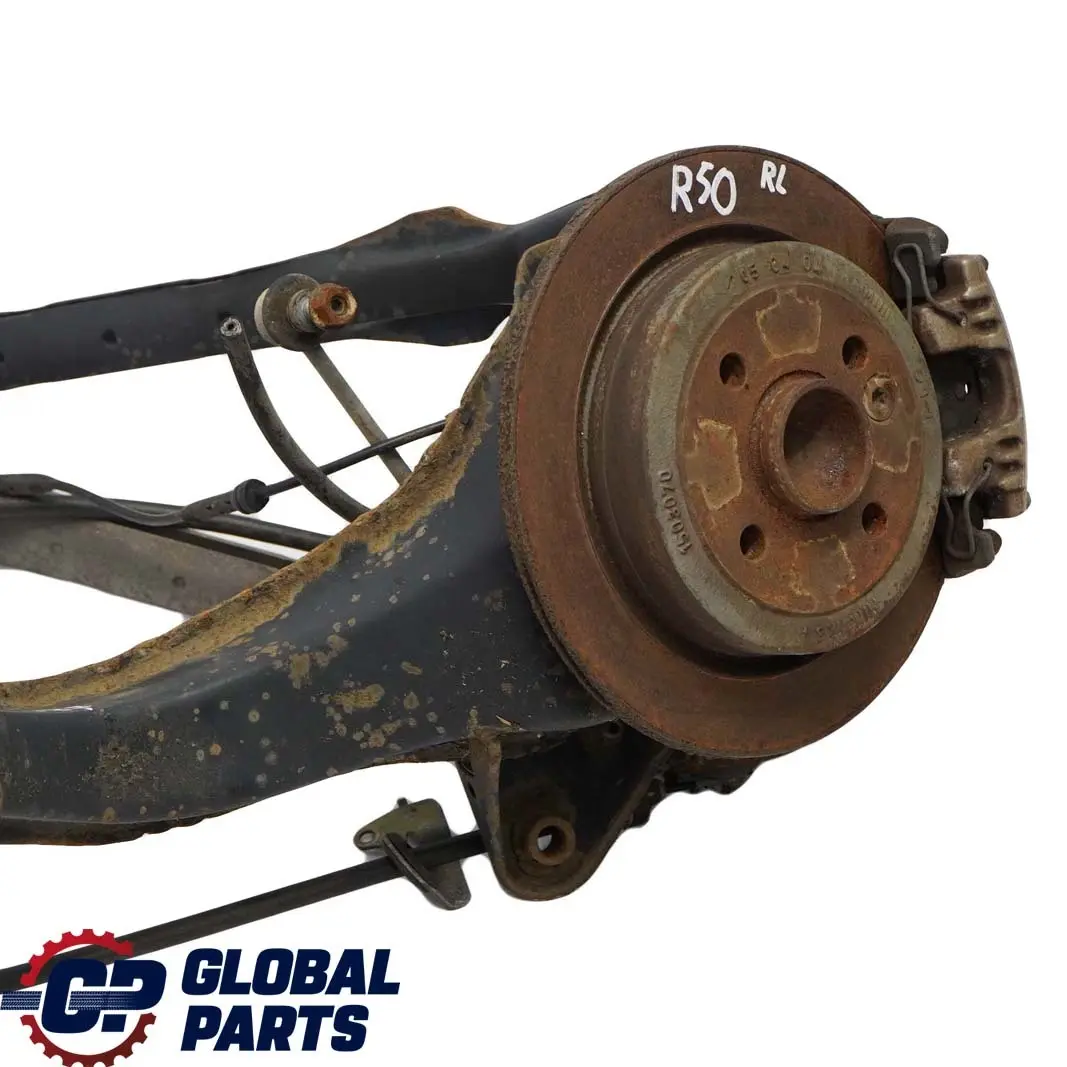 Mini R50 R52 R53 trasera izquierda N / Pierna Hub Eje De suspension De freno - SKU 6762037-1 - Número de pieza 6762037