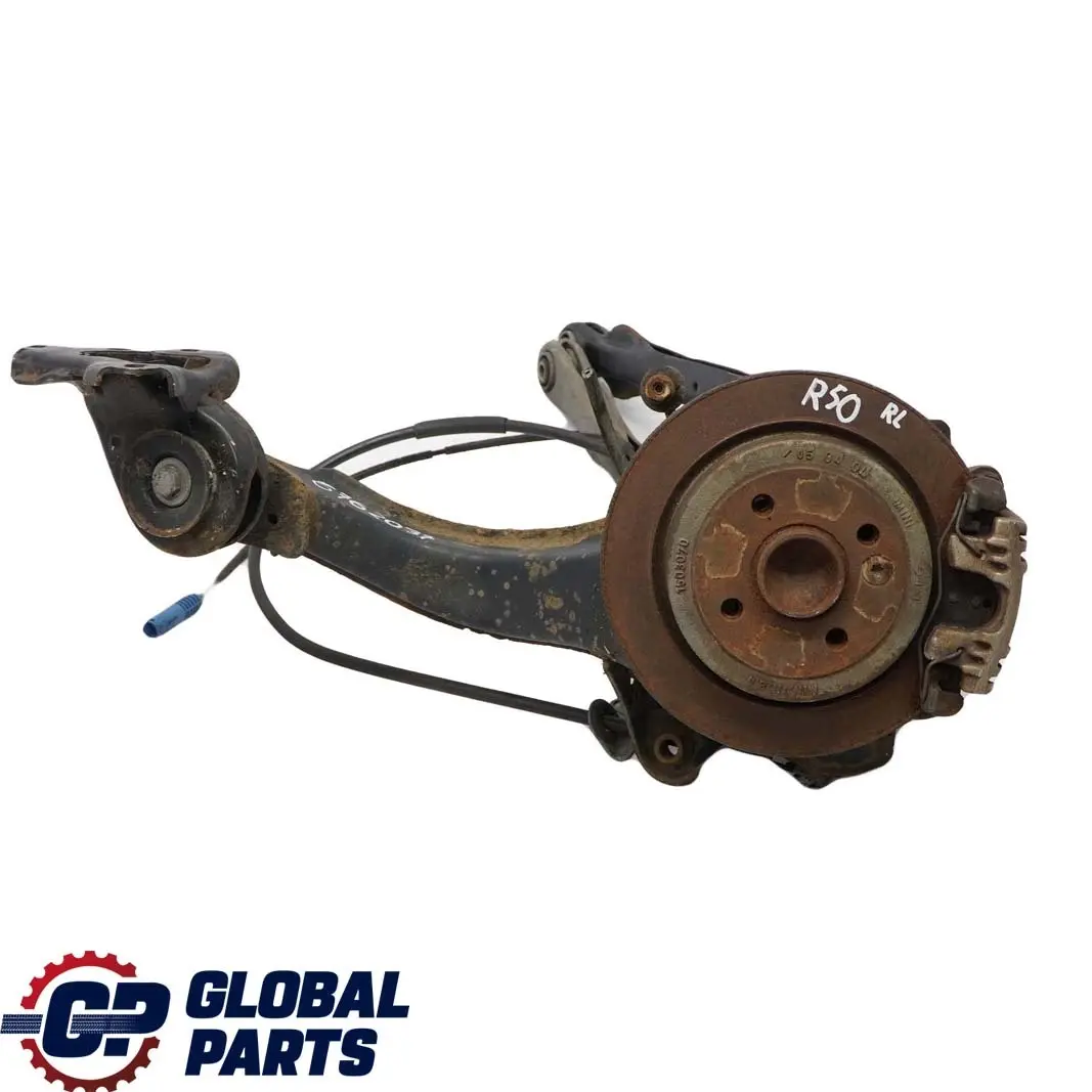 Left N/S Leg Hub Brake Suspension Axle to Mini Cooper R50 R52 R53 Rear with Part number 6762037 Mini Cooper R50 R52 R53 Rear Left N/S Leg Hub Brake Suspension Axle - SKU 6762037-1 - Part number 6762037