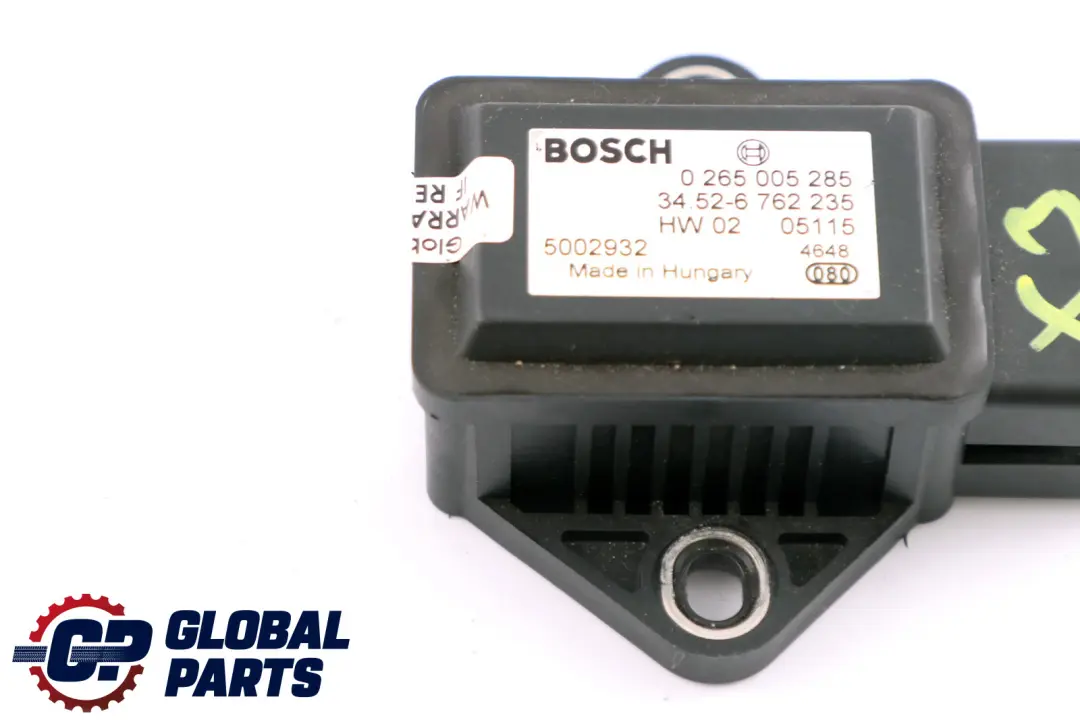 Servolenkung Geschwindigkeitssensor für BMW X3 X5 E53 E60 E61 E65 E83 mit Teilenummer 6762235 BMW X3 X5 E53 E60 E61 E65 E83 Servolenkung Geschwindigkeitssensor - SKU 6762235 - Teilenummer 6762235