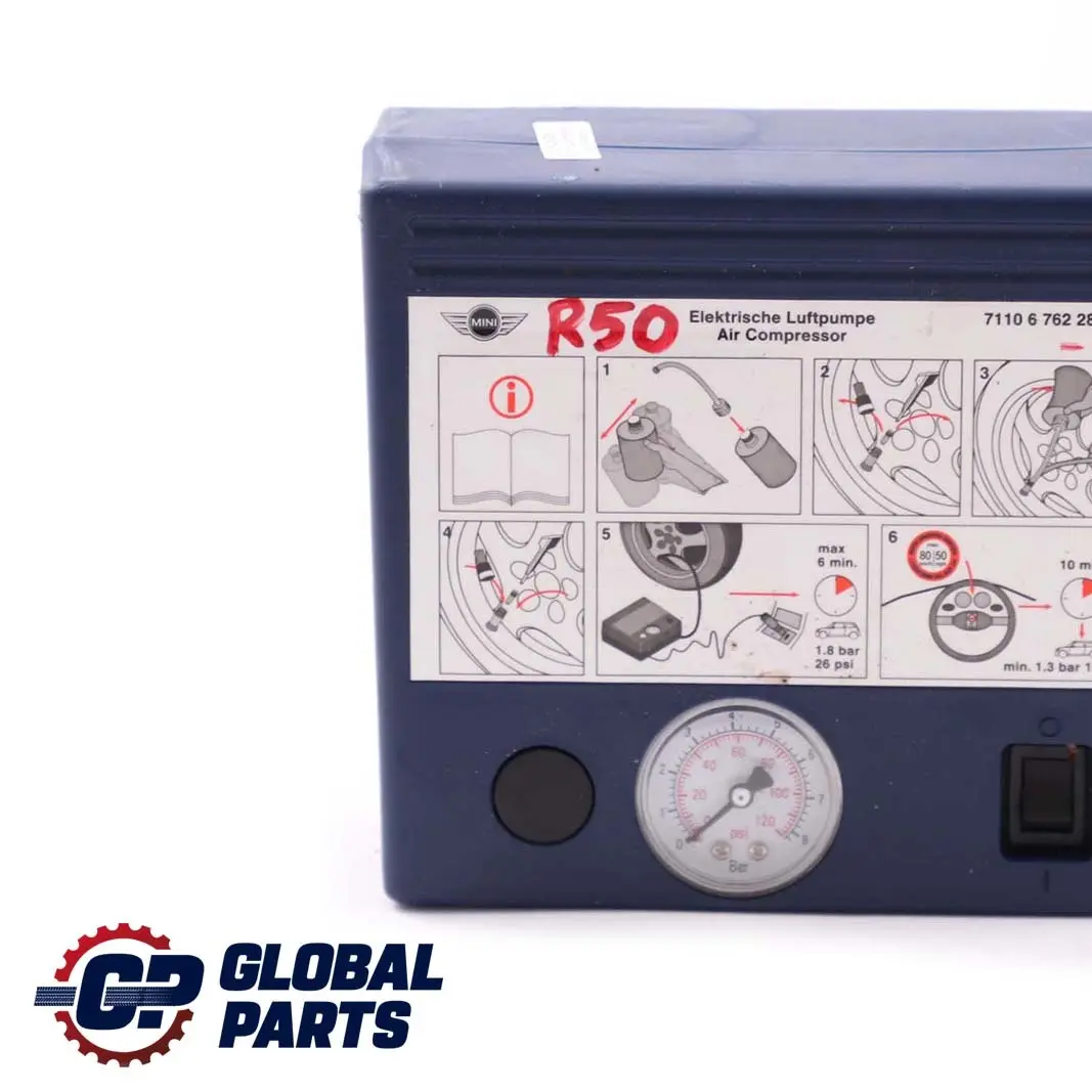 Mobility System Tyre Compressor 6762286 to Mini R50 R53 R55 R56 R57 with Part number 6792688 Mini R50 R53 R55 R56 R57 Mobility System Tyre Compressor 6762286 - SKU 6762286-1 - Part number 6792688