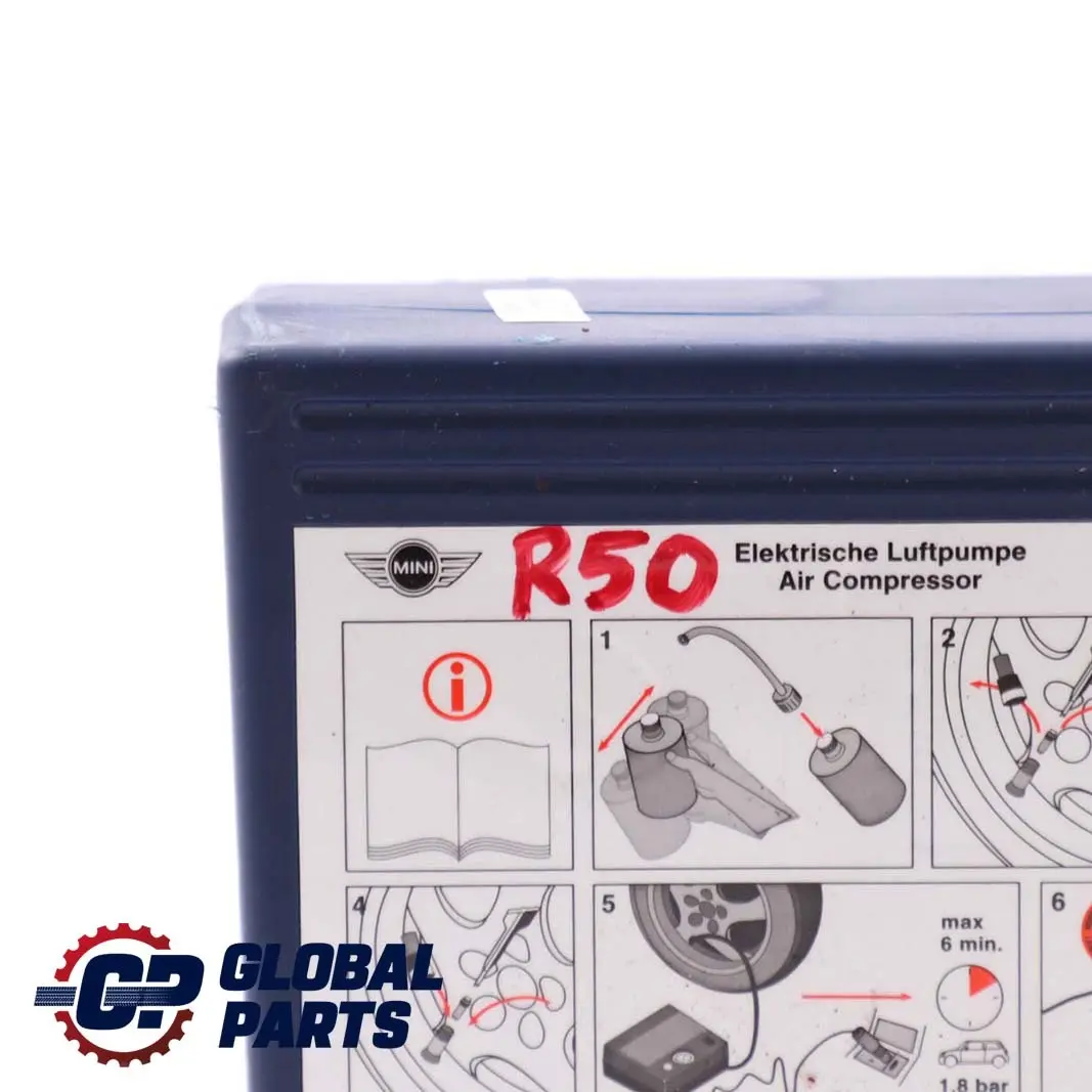 Sistema Di Mobilità Compressore Pneumatici 6762286 per Mini R50 R53 R55 R56 R57 con numero di parte 6792688 Mini R50 R53 R55 R56 R57 Sistema Di Mobilità Compressore Pneumatici 6762286 - SKU 6762286-1 - Numero di parte 6792688