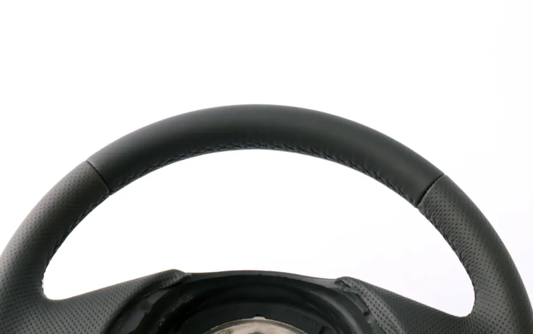 Nuevo Volante de Cuero Negro M Sport Aparencia Cuero Manillar para BMW E81 E82 E87 con número de pieza 6763076 BMW E81 E82 E87 Nuevo Volante de Cuero Negro M Sport Aparencia Cuero Manillar - SKU 6763076-1 - Número de pieza 6763076