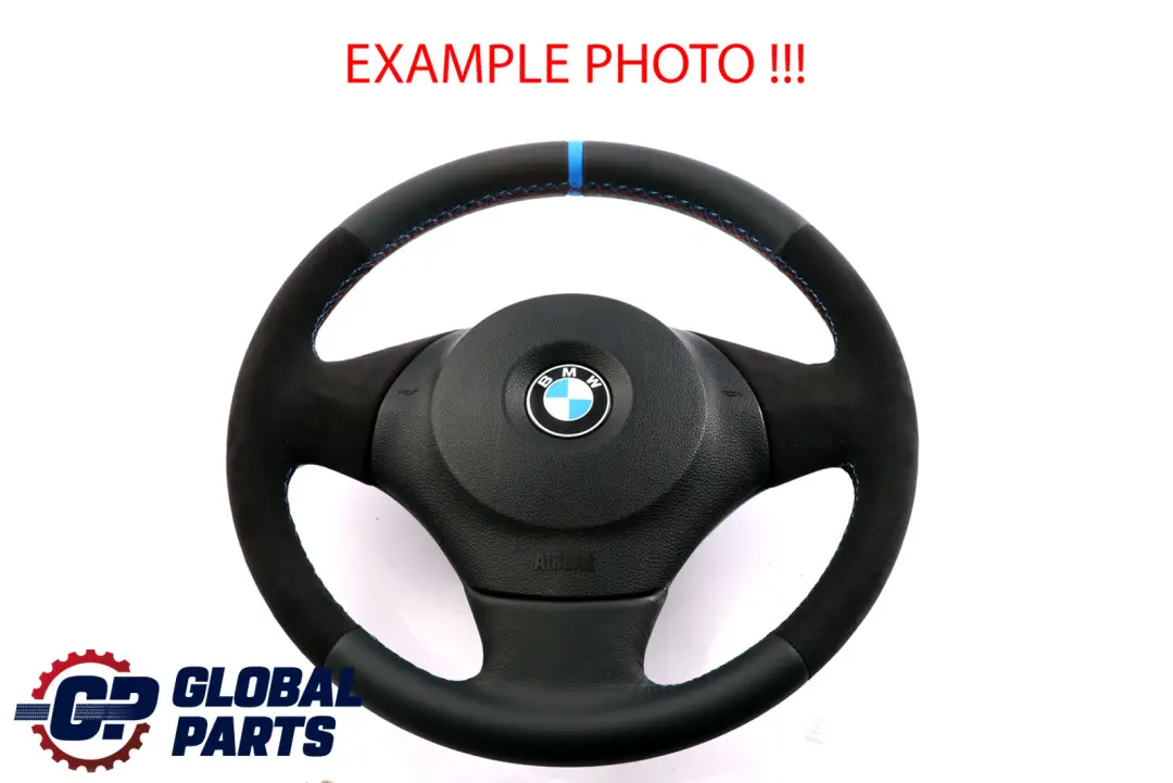 NEU Leder / Alcantara wie M-Sport Lenkrad Drei Farben BMW 1 er E81 E87 E88 - SKU 6763076-3 - Teilenummer 6763076
