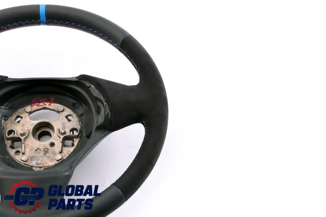 NUOVO Volante in pelle/alcantara M-Sport Look per BMW E81 E87 E88 con numero di parte 6763076 BMW E81 E87 E88 NUOVO Volante in pelle/alcantara M-Sport Look - SKU 6763076-3 - Numero di parte 6763076