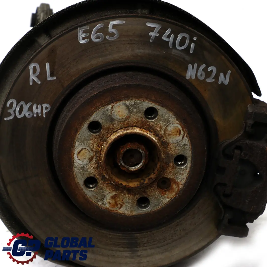 BMW E65 740i N62N 306PS Längslenker Radnabe Bremsscheibe Hinten Links - SKU 6763119-2 - Teilenummer 6763119