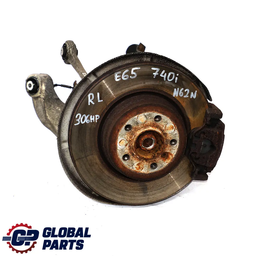 BMW E65 740i N62N 306PS Längslenker Radnabe Bremsscheibe Hinten Links - SKU 6763119-2 - Teilenummer 6763119